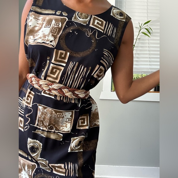 Vintage tribal print dress - Picture 4 of 4